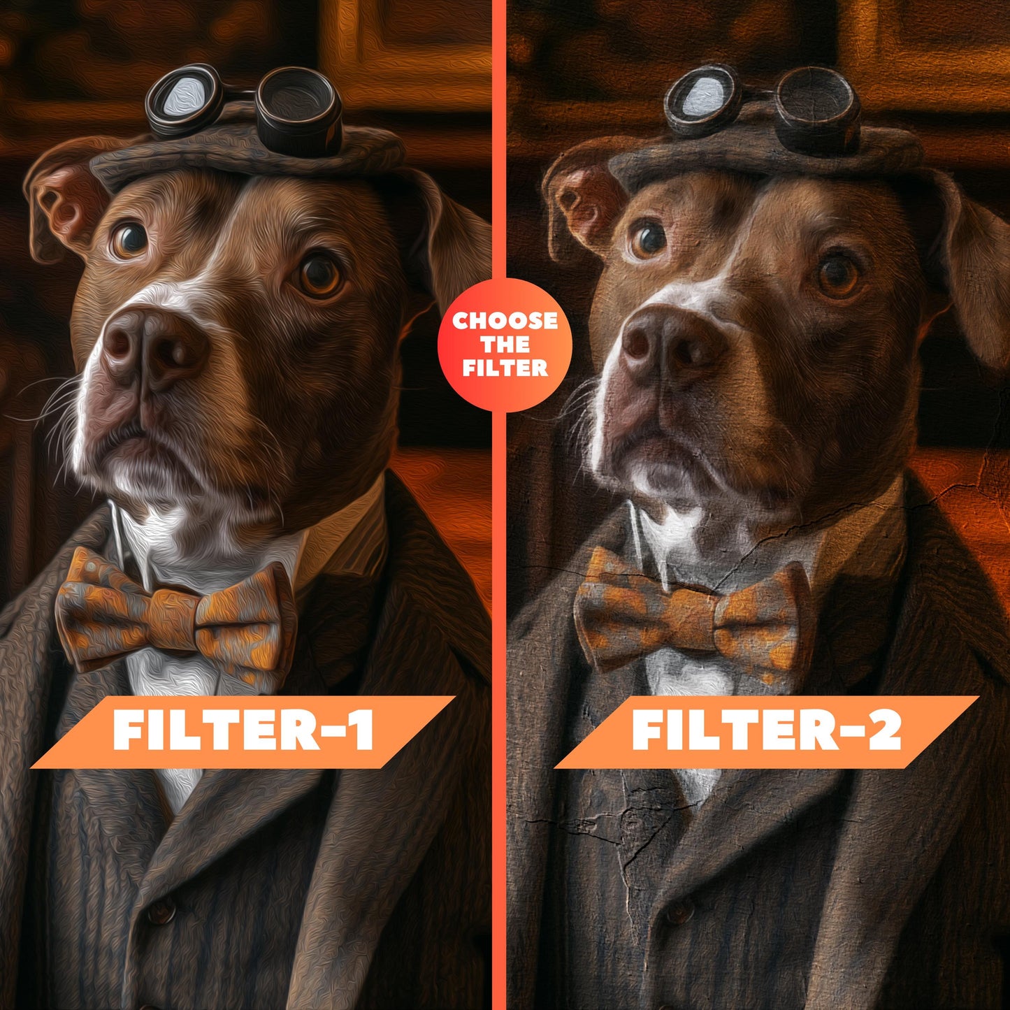 Renaissance Pet Portrait from Photo, Custom Royal Pet Art, Personalized Dog Oil Painting on Canvas