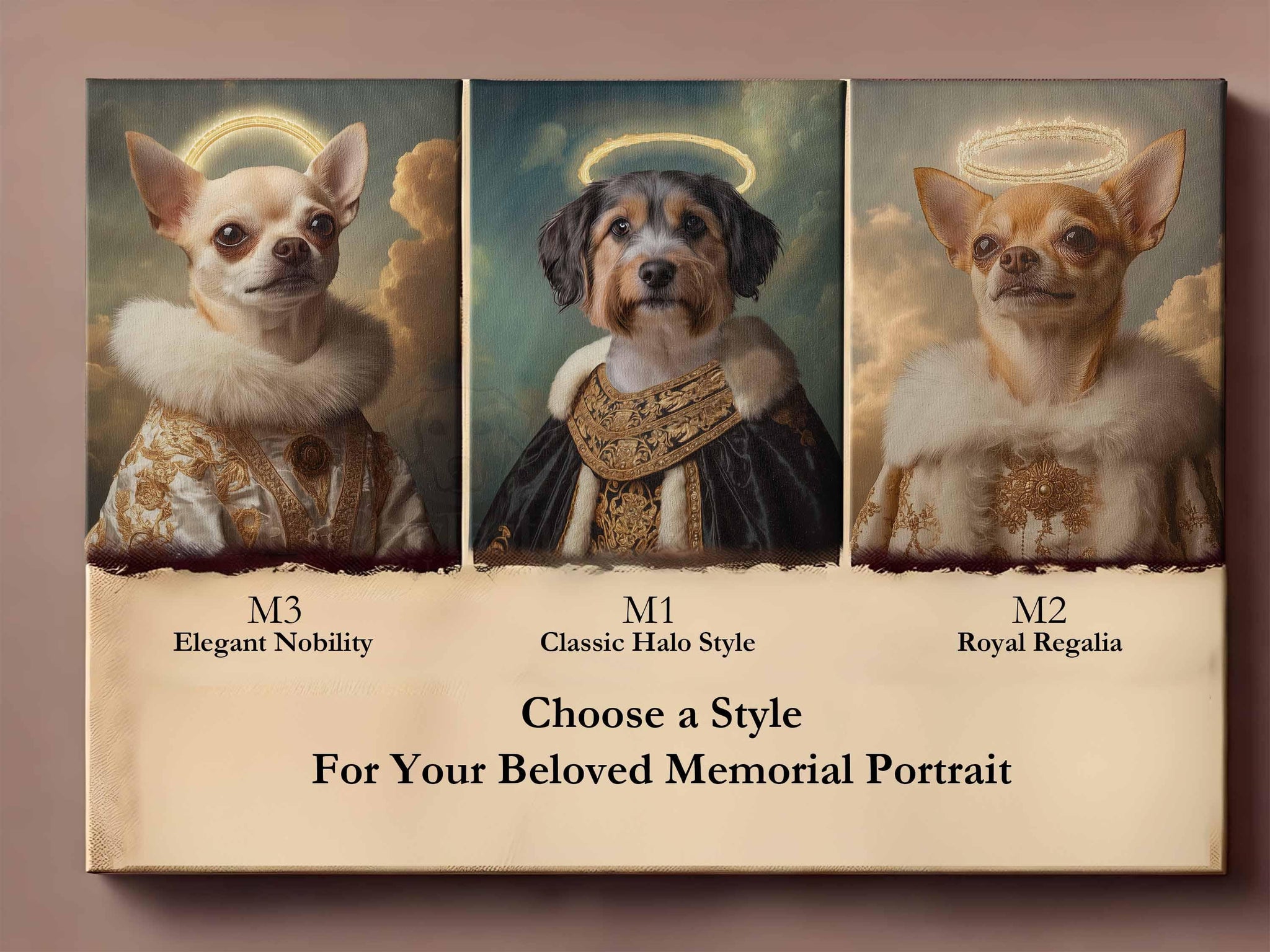Custom Halloween Pet Portrait, Witch-Themed Pet Art, Digital Portrait, Canvas or Framed Poster, Halloween Decor, Gift for Pet Lovers