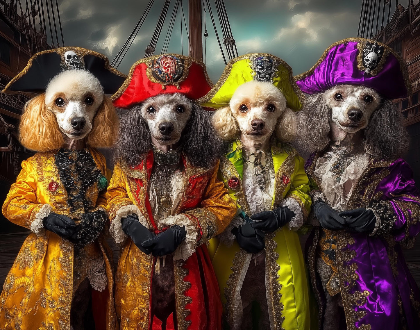 Custom dog portrait canvas – Custom Digital Cat Lover Gift,… pet portrait painting wall art.