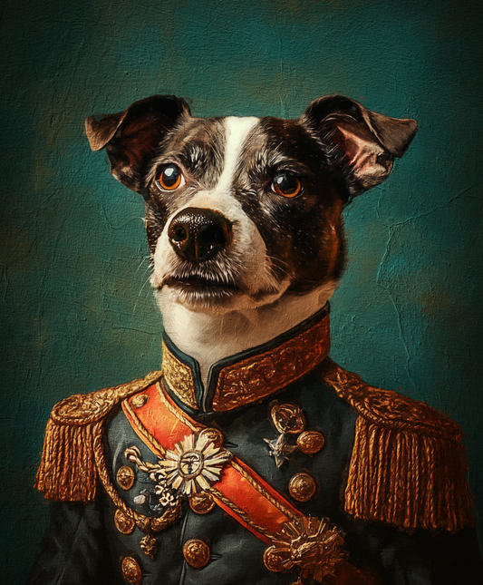 Personalized Pet Portrait, Digital Pet Portrait, Custom Dog Painting