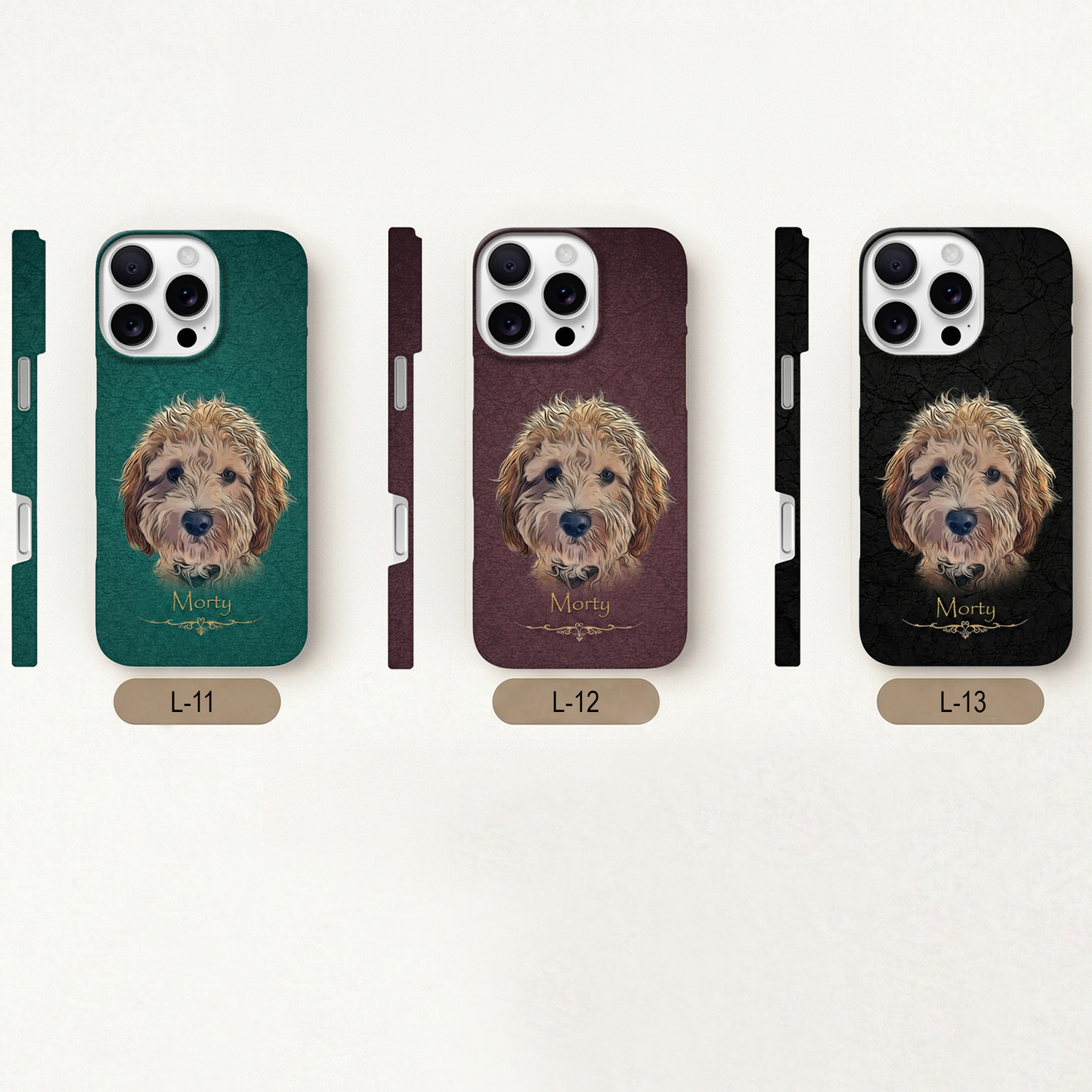 dog phone case custom, custom pet portrait – personalized iphone case, gift idea