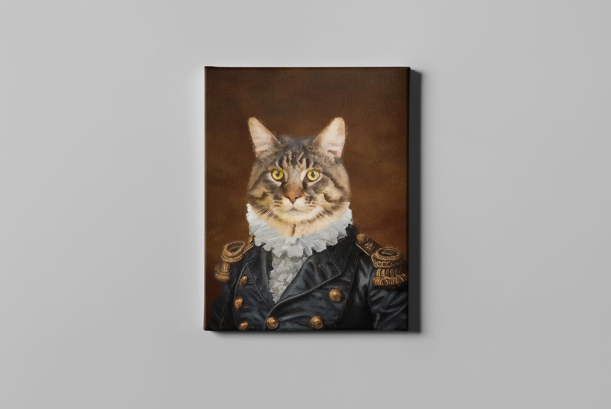 Personalized Cat Portrait - Custom Pet Painting from Photo - Royal and Historical Pet Art - Funny Pet Portrait on Canvas, Digital, Poster